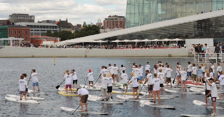 Stort SUP arrangement i Oslo